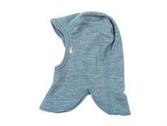 Joha balaclava balaclava aqua melange merino wool